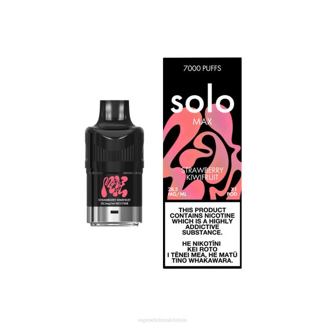 Electronic Cigarette Wholesale - Solo MAX pod zemeņu kivi 4F0H74