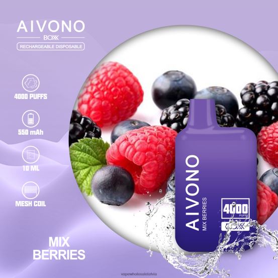 Vape Wholesale Latvia - Aivono AIM BOXX 4000 sajauc ogas VZTB6215