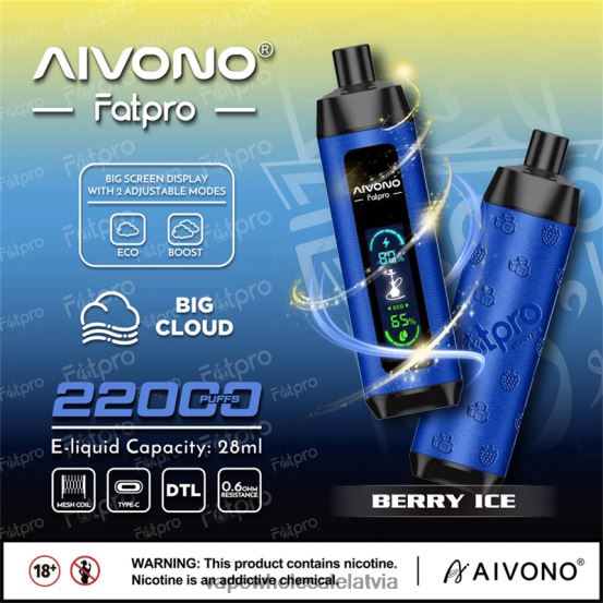 Electronic Cigarette Wholesale Supplier - Aivono Fatpro 22000 ogu ledus VZTB610