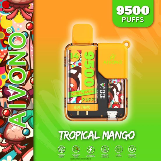 E Cigarette Wholesale - Aivono AIM TANK 9500 tropu mango VZTB639