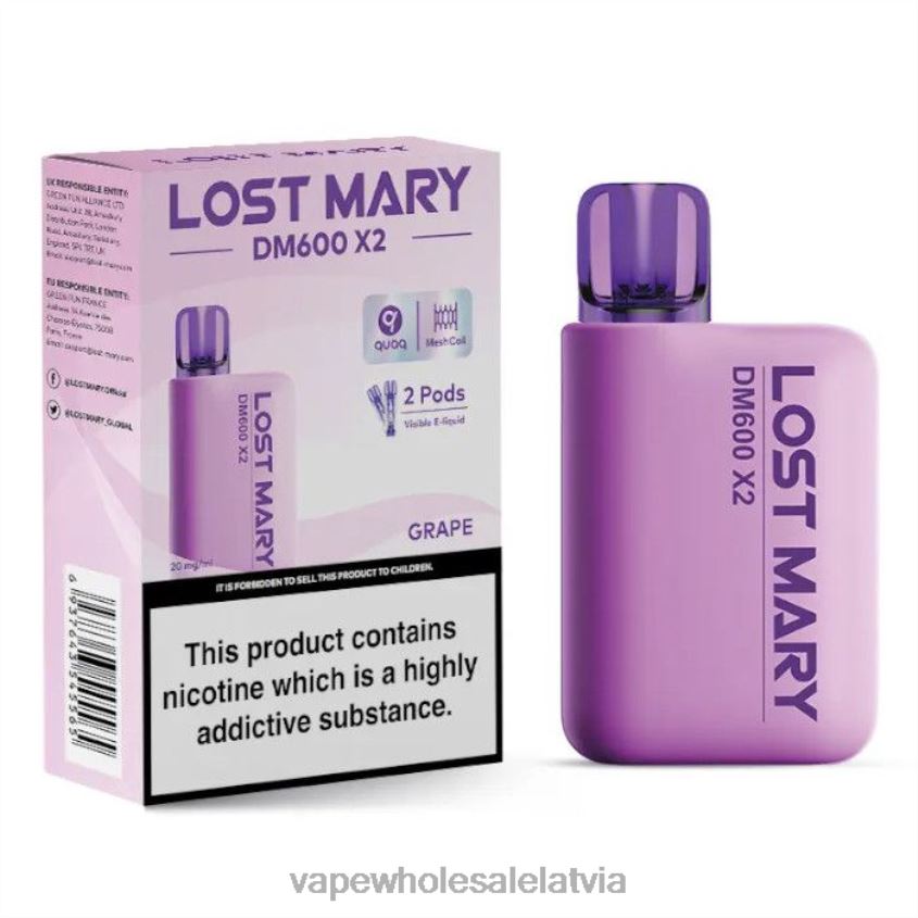 elektroniskā cigarete kubik 26662472 vīnogas LOST MARY DM600 X2