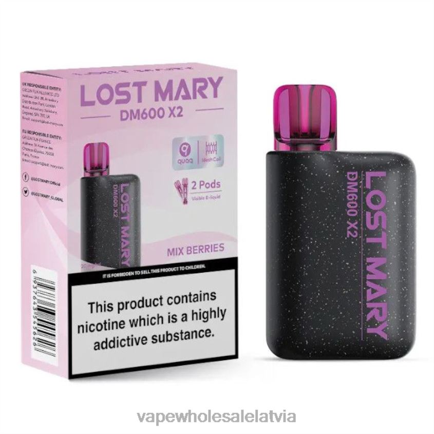 kiwi elektroniskā cigarete 26662476 sajauc ogas LOST MARY DM600 X2