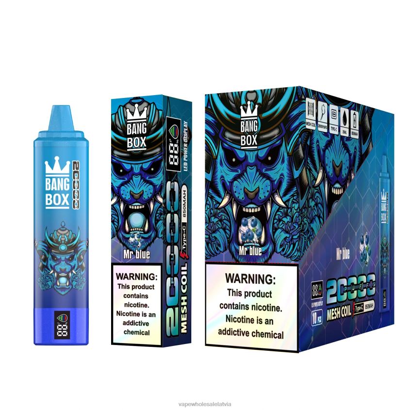 vape wholesale supplier 26662129 zilais kungs Bang Box 20 000