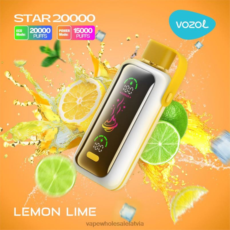 Vape Wholesale Supplies - citrona laima VOZOL STAR 20 000 6D2PN11