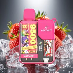 Aivono AIM-TANK 9500 Puffs 18ml Zemeņu Ledus