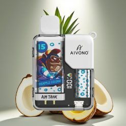 Aivono AIM-TANK 9500 Puffs Ananāsu Kokosrieksts LCD Displejs 18ml