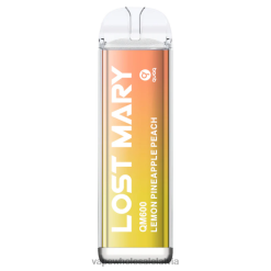 crystal elektroniskā cigarete 26662395 citronu ananāsu persiks LOST MARY QM600