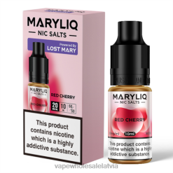 crystal elektroniskā cigarete 26662455 sarkanais ķirsis LOST MARY MARYLIQ nic sāļi - 10ml - 20mg