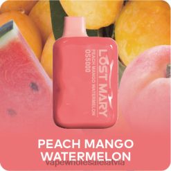 crystal elektroniskā cigarete 26662495 persiku mango arbūzs LOST MARY OS5000