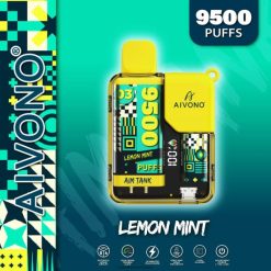 Electronic Cigarette Wholesale - Aivono AIM TANK 9500 citronu piparmētra VZTB635