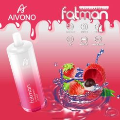 Electronic Cigarette Wholesale Supplier - Aivono FATMAN 6800 zemeņu ličī VZTB623