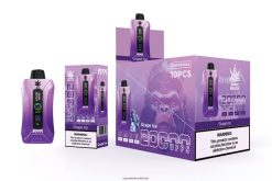 Electronic Cigarette Wholesale Supplier - Bang Beach 20 000 uzpūtienu viedā ekrāna vape vīnogu ledus 862V0810