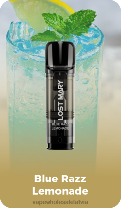 elektroniskā cigarete cena 26662421 zilā razz limonāde LOST MARY Tappo pildītas rezerves pākstis