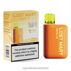 elektroniskā cigarete cena 26662481 trīskāršais mango LOST MARY DM600 X2