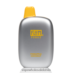 Elektroniskā Cigarete Cena - FLUM PEBBLES 6000 uzpūtienu ananāsu kokosrieksts 28TVPF40