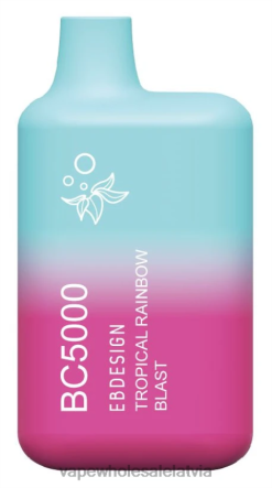 elektroniskā cigarete kubik 26662312 tropu varavīksnes sprādziens ELFBAR BC5000