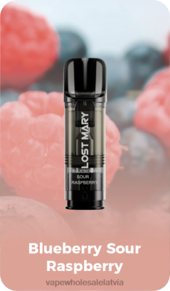 elektroniskā cigarete kubik 26662422 zili skāba aveņu LOST MARY Tappo pildītas rezerves pākstis