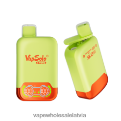 Elektroniskā Cigarete Kubik - Vapsolo TWINS vienreizējās lietošanas vape arbūzu ledus un ogu maisījums ZLD8PH128