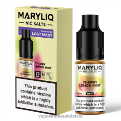 elektroniska cigarete riga 26662444 ķiršu citronu piparmētra LOST MARY MARYLIQ nic sāļi - 10ml - 20mg
