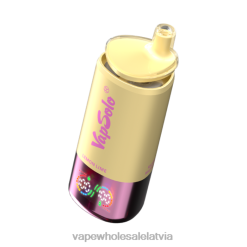Elektroniska Cigarete Riga - VapSolo Triple 30000 uzpūtienu zemeņu banāns un aveņu arbūzs un citrona laims 4F4604