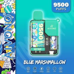 Elektroniskā Cigarete Salt - Aivono AIM TANK 9500 zils zefīrs VZTB642