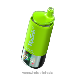 Elektroniskā Cigarete Salt - VapSolo Triple 30000 uzpūtienu aveņu arbūzs un mango persiks un zemeņu kivi 4F4603