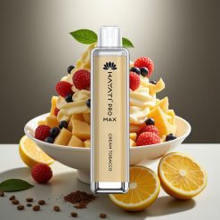 Hayati Pro Max 4000 Puffs Disposable Vape Krējuma Tobāks ar LED gaismu