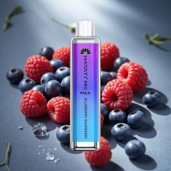 Hayati Pro Max 4000 Puffs Disposable Vape Zilā Aveņu Mellenes ar 1400mAh bateriju un LED gaismu