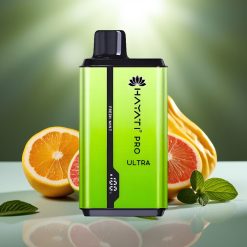 Hayati Pro Ultra 15000 Puffs Disposable Vape Svaiga Mētra 2×12ml