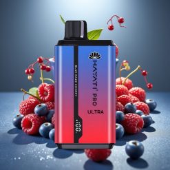 Hayati Pro Ultra 15000+ Puffs Zilā Aveņu Ķiršu Disposable Vape