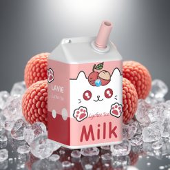 LAVIE Milk 7000 Puffs Disposable Vape Liči Ledus 16ML 5%