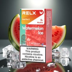 RELX Pod Pro 2 Ūdensmelones Ledus 5% Nikotīna 600 Puffi 1.9ml