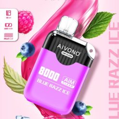 Vape Wholesale Latvia - Aivono AIM CLEAR 8000 zils razz ledus VZTB6202