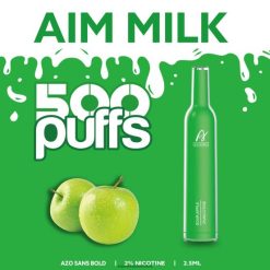 Vape Wholesale Latvia - Aivono AIM MILK 500 skābs ābols VZTB6267
