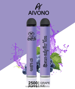 Vape Wholesale Latvia - Aivono AIM SNAKE 2500 vīnogu ledus VZTB6306