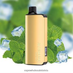 Vape Wholesale Latvia - Alibarbar Ingot 20000 vienreizējās lietošanas vape forša piparmētra ZLD8PH35