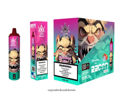 Vape Wholesale Latvia - Bang Beach 22000 uzpūtienu viedais ekrāns zemeņu ledus 862V0820