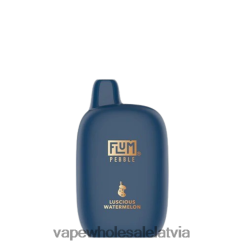 Vape Wholesale Latvia - FLUM PEBBLES 6000 uzpūtienu (Ziemassvētku izdevums) sulīgs arbūzs 28TVPF7