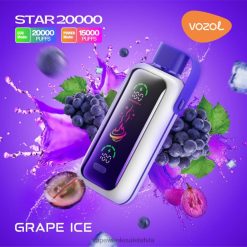 Vape Wholesale Supplier - vīnogu ledus VOZOL STAR 20 000 6D2PN9