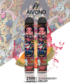 Vape Wholesale Supplies - Aivono AIM SNAKE 2500 zemeņu melone VZTB6320