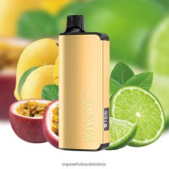 Vape Wholesale Supplies - Alibarbar Ingot 9000 vienreizējās lietošanas vape pasifloru mango laima ZLD8PH22