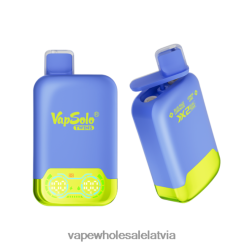 Vape Wholesale Supplies - Vapsolo TWINS vienreizējās lietošanas vape zilā razz limonāde un citronu laima ZLD8PH120