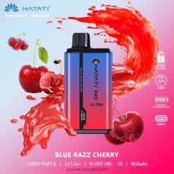vienreizējās lietošanas vape 26662198 zils razz ķirsis Hayati Pro Ultra