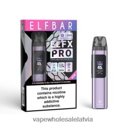 violets ELFBAR ELFX Pro Atveriet pāksts HLJ0L2