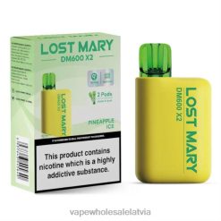 voom elektroniskā cigarete 26662477 ananāsu ledus LOST MARY DM600 X2